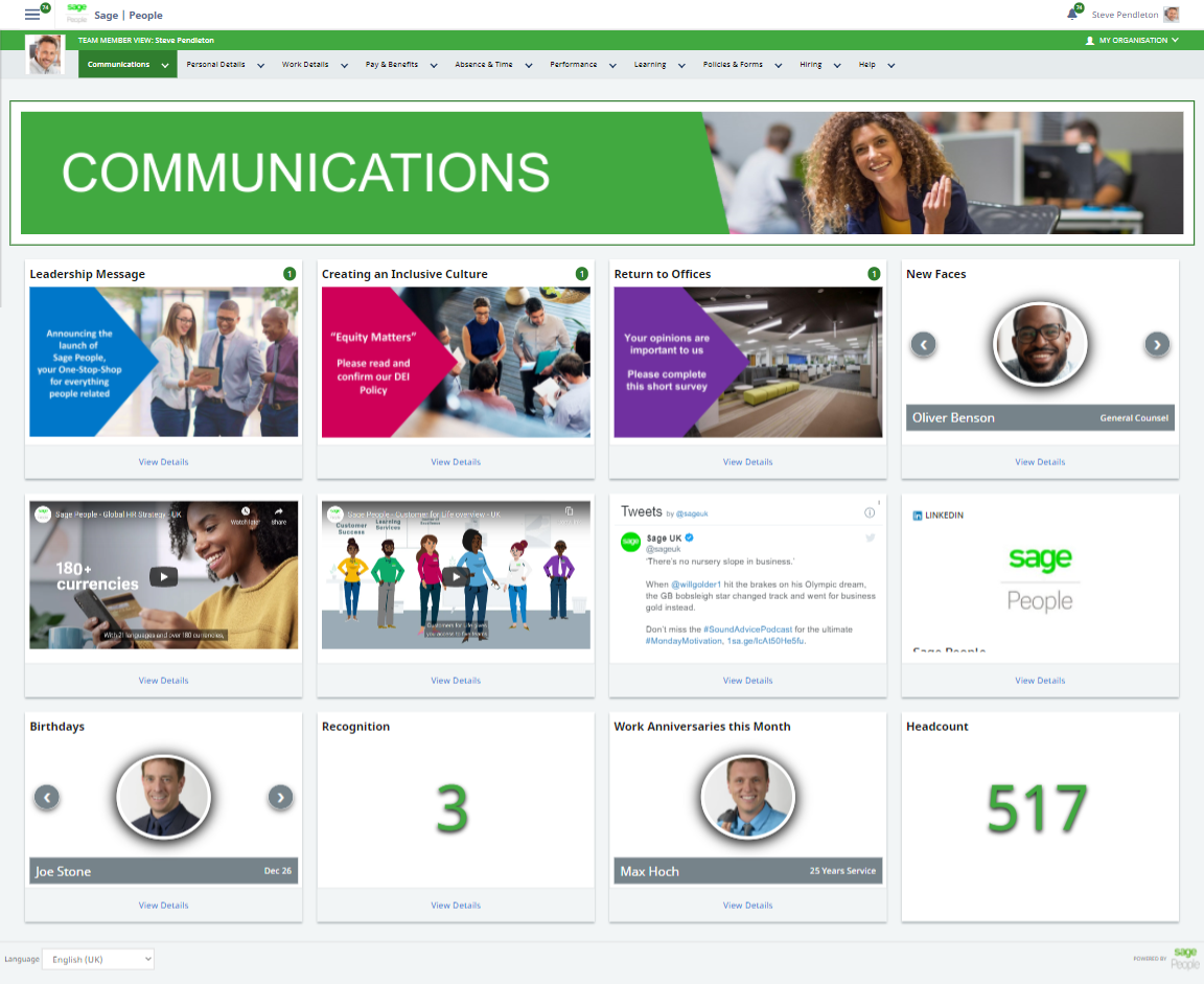 Sage People Software - 2