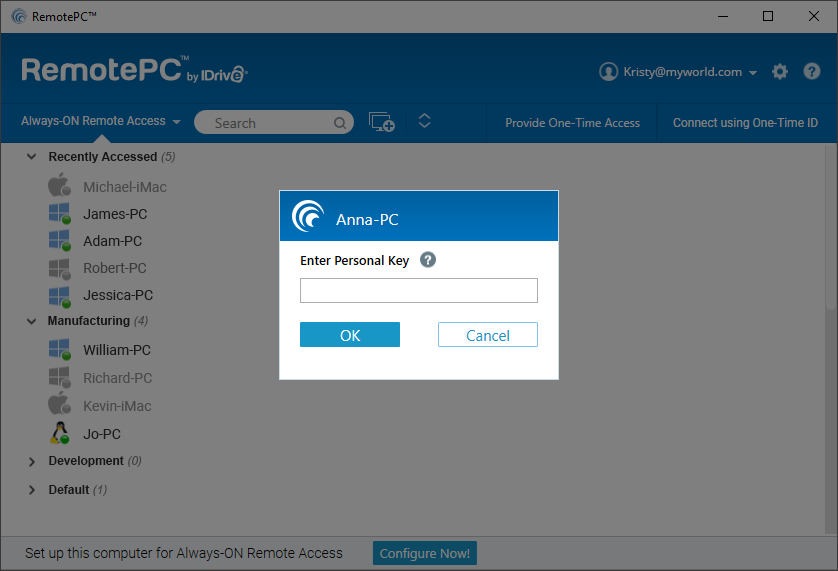 RemotePC Logiciel - 6