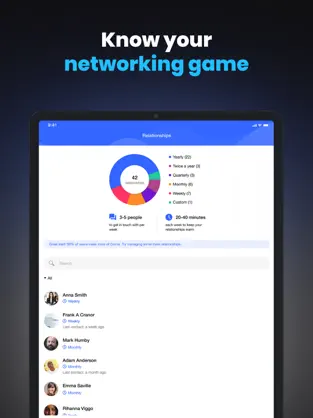 Covve Card screenshot: Covve Card networking
