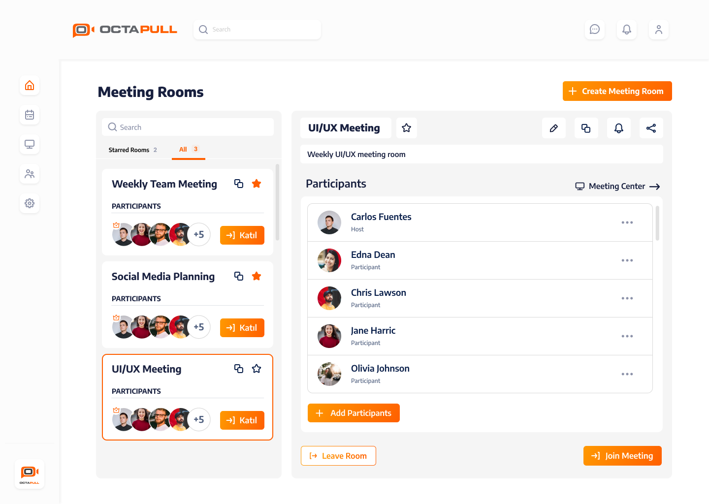 Meeting Rooms' Screen