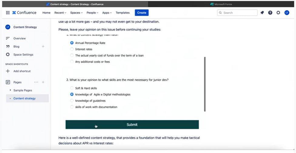 Microsoft Forms for Confluence Software 2023 Reviews, Pricing & Demo