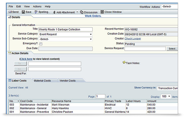 Primavera Unifier Software - Primavera Unifier Facilities Management