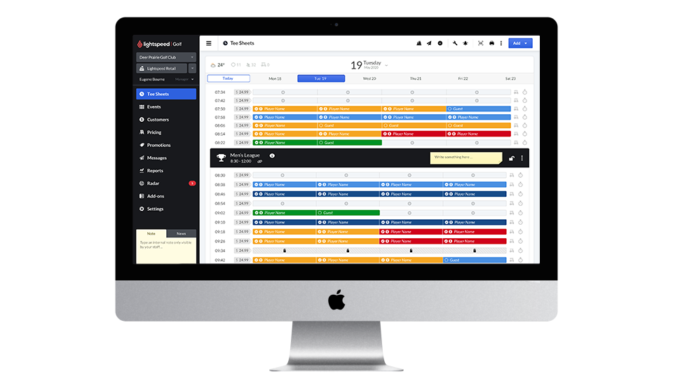 Lightspeed Golf Software - 5