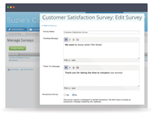 Booker Software - Customer satisfaction survey in Booker