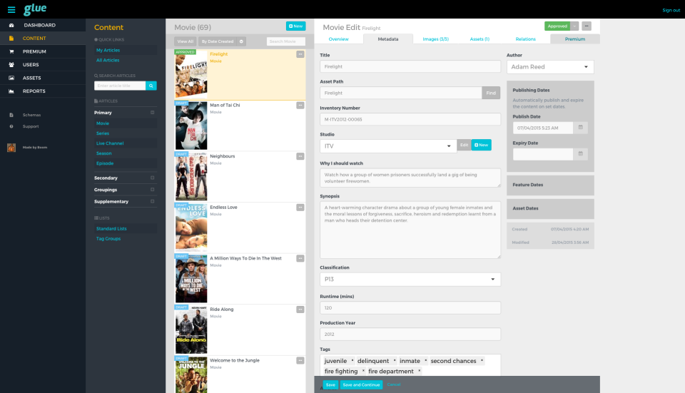 Glue Media Publishing System Software - 1