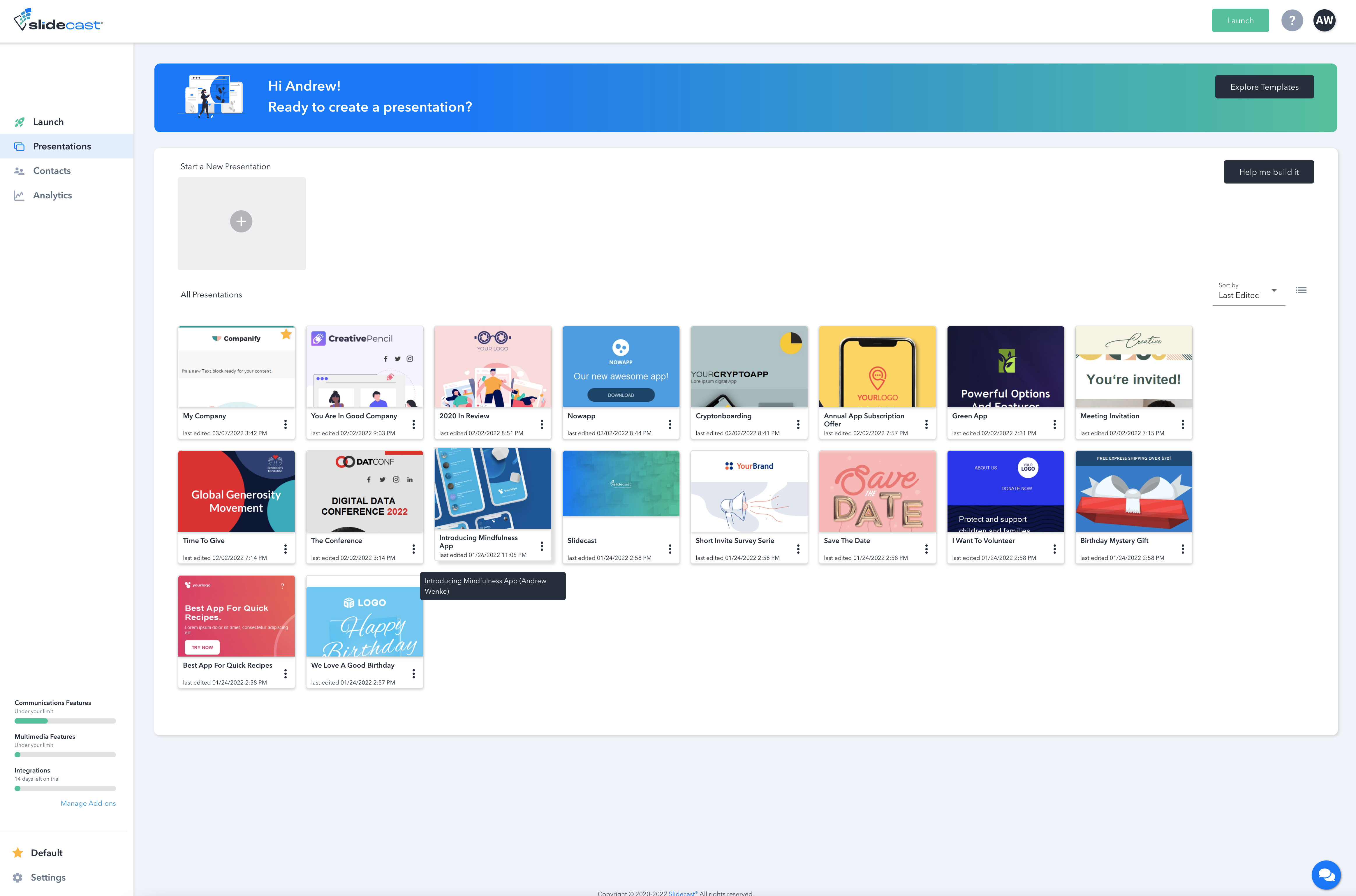 Slidecast Logiciel - 1