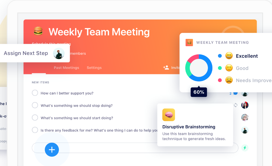 Hypercontext screenshot: SoapBox team meeting screenshot