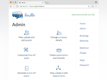 Bindle Software - Admins can add employees, create their own holiday calendars, and generate time off reports in Bindle