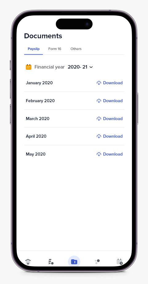 Mool screenshot: Mool Payslips