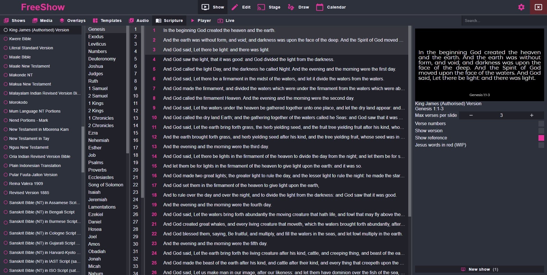 FreeShow Software - 4