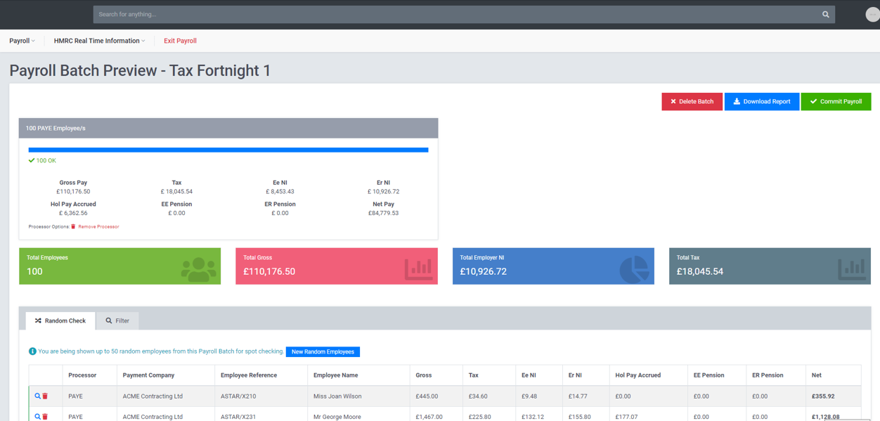 Codapay Software - Process payroll in under 5 seconds