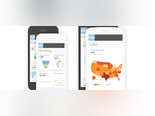 Domo Software - Sales screen via mobile