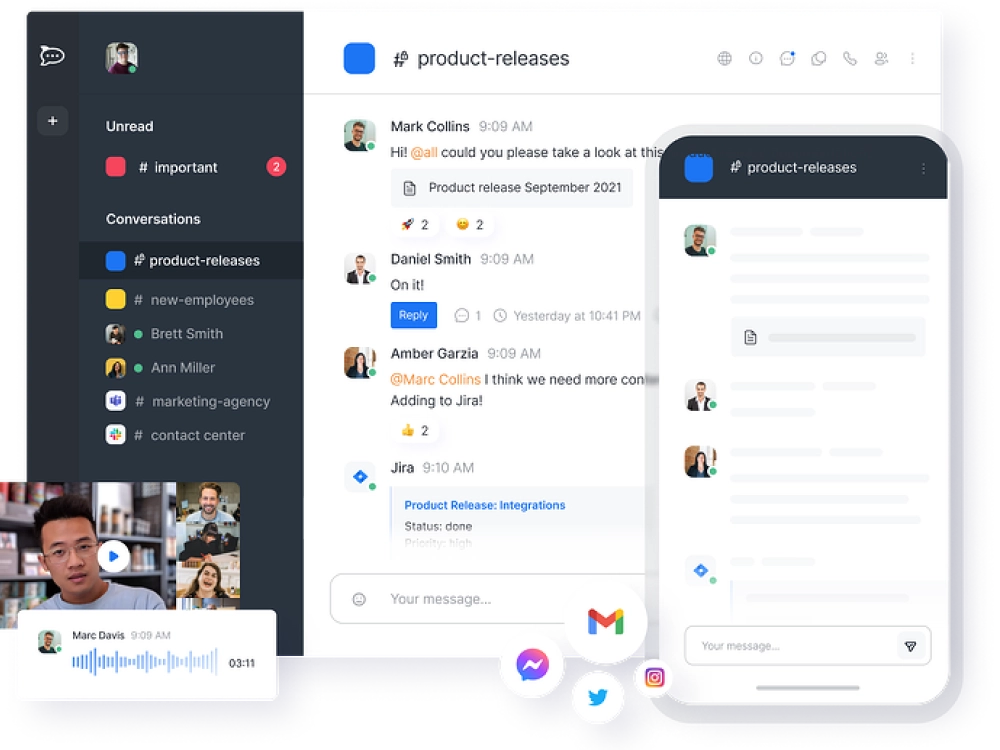 Pexip Secure collaboration screenshot: Pexip secure collaboration overview