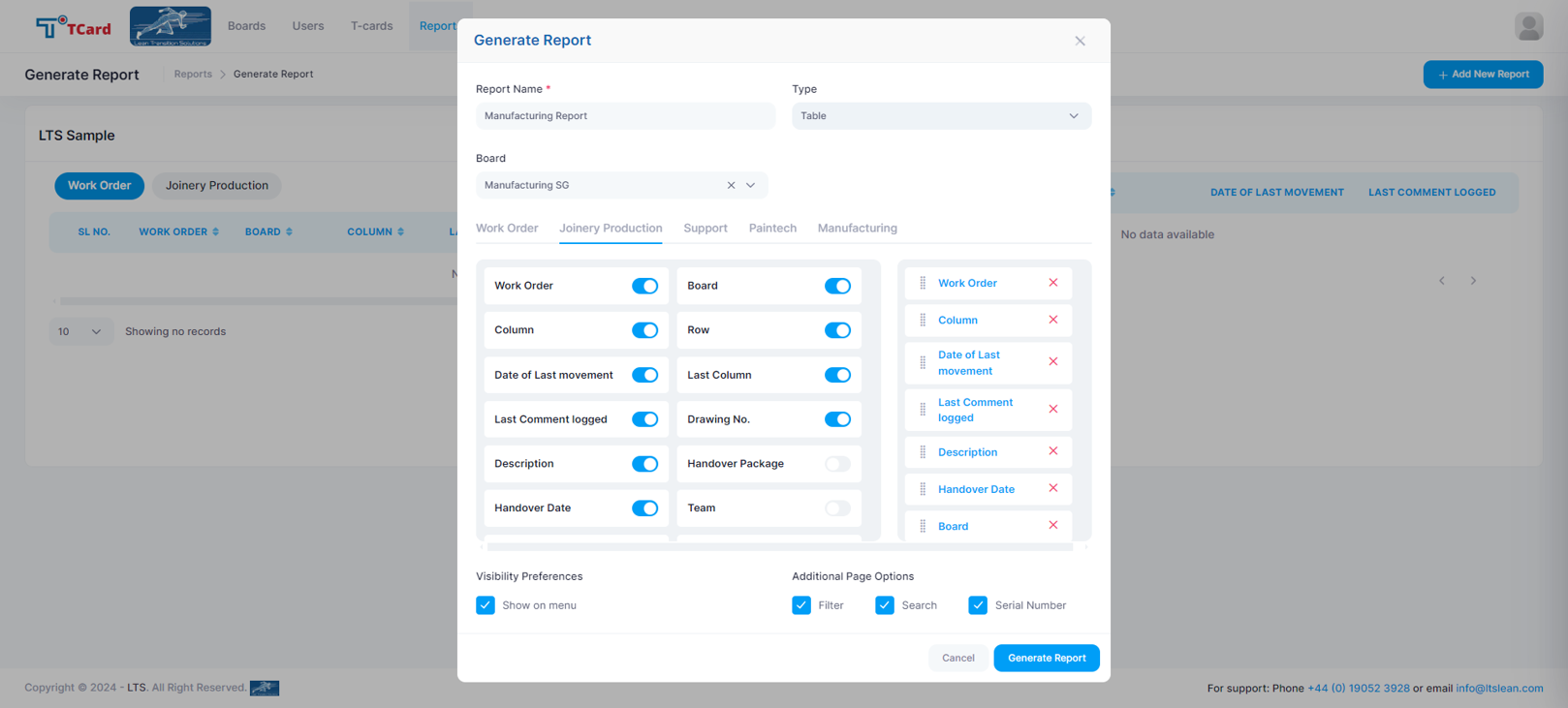 T-Card Software - In the TCard System, users can design and build custom Table Reports, Bar Charts, Pie Charts, Line Charts, Donut Charts, Area Charts, Radar Charts and more. These reports can be created from various matrices embedded within cards and actions.