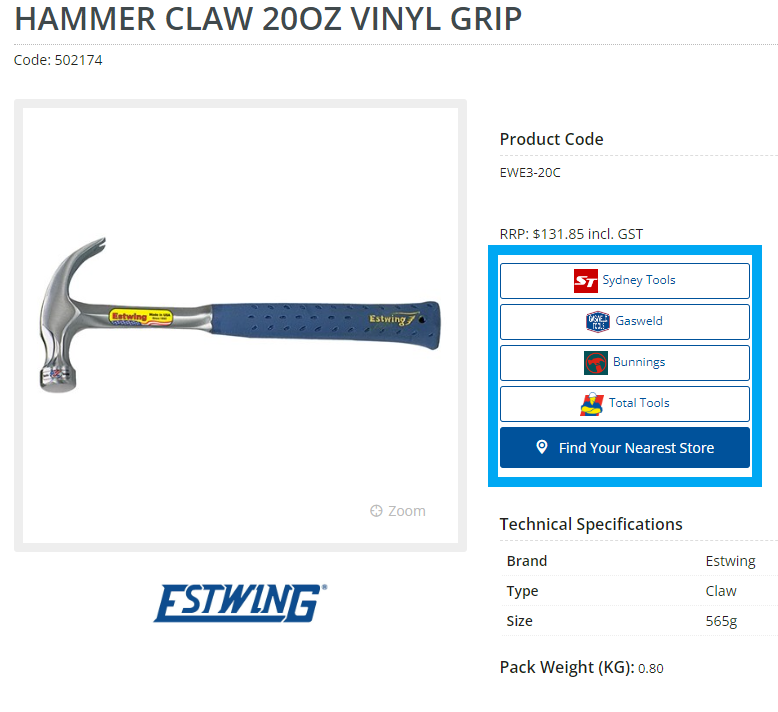 Nextchannel screenshot: Nextchannel store locator
