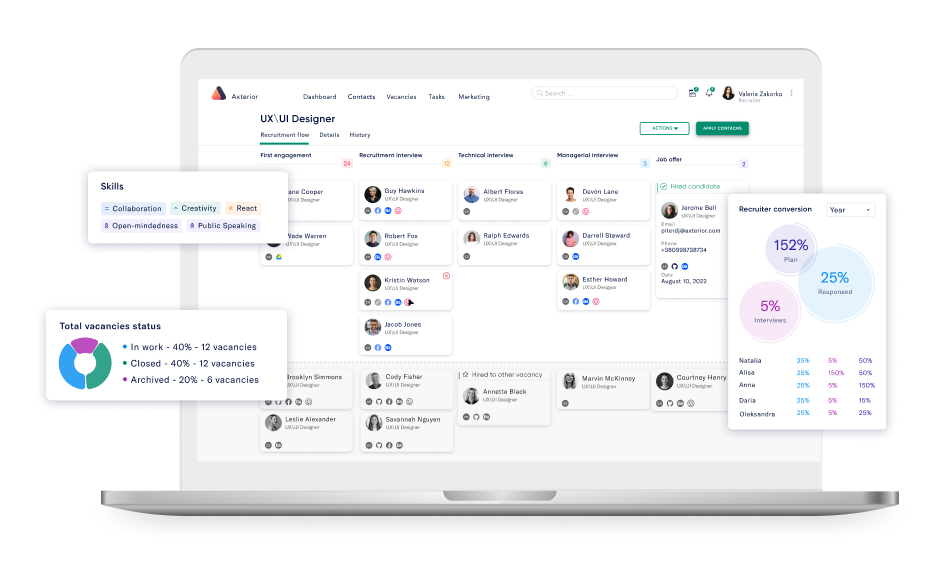 Axterior screenshot: Axterior recruitment
