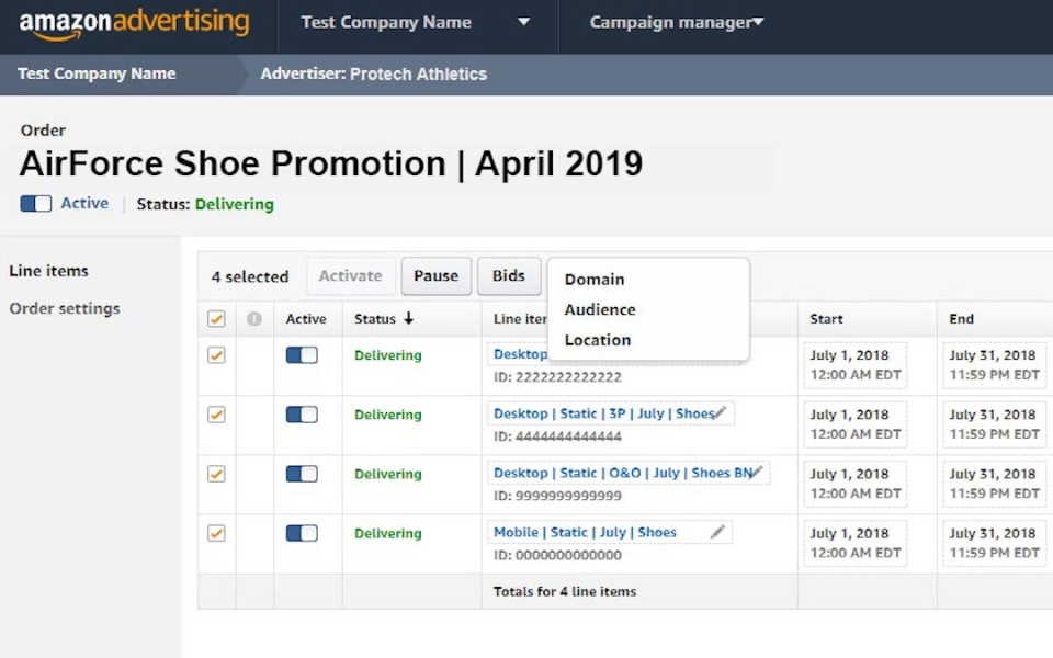 Amazon DSP Software - Amazon DSP campaign manager