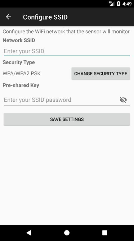 myEPITIRO configure SSID