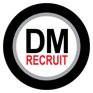 DM Recruit Logo, ServiceDott's flagship product.