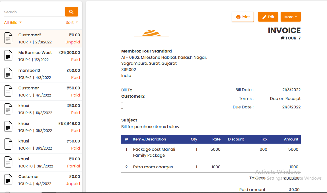 Membroz Software - 5