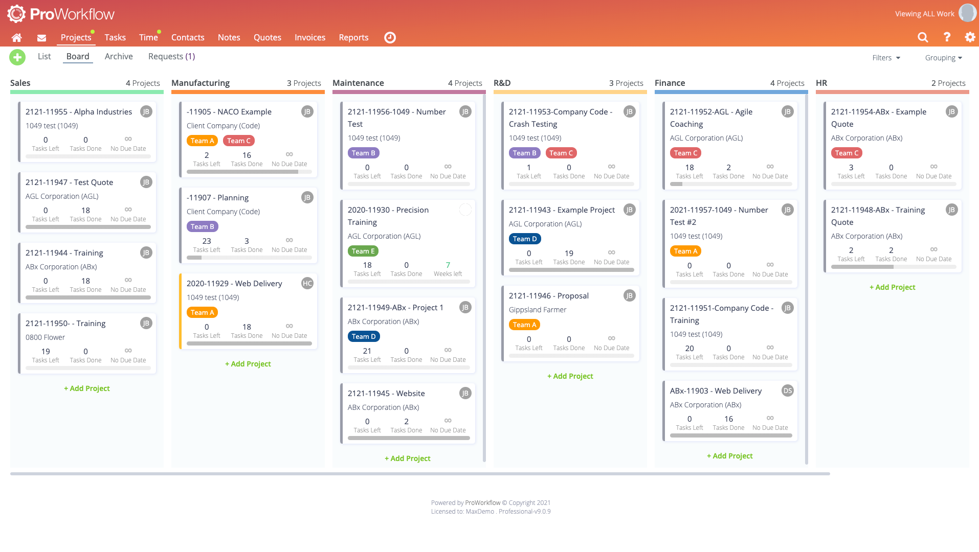 Kanban Board- agile project management tool designed to help visualize work, limit work-in-progress, and maximize efficiency 