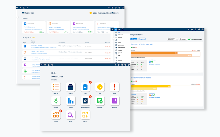 Project Insight screenshot: PI® gives users an easy-to-use homescreen, welcoming organized work list, and easily visible project overview screens. You'll love how simple our interface makes your work feel.