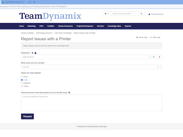 TeamDynamix Software - Flexible Field and Form Design Without Any Coding
