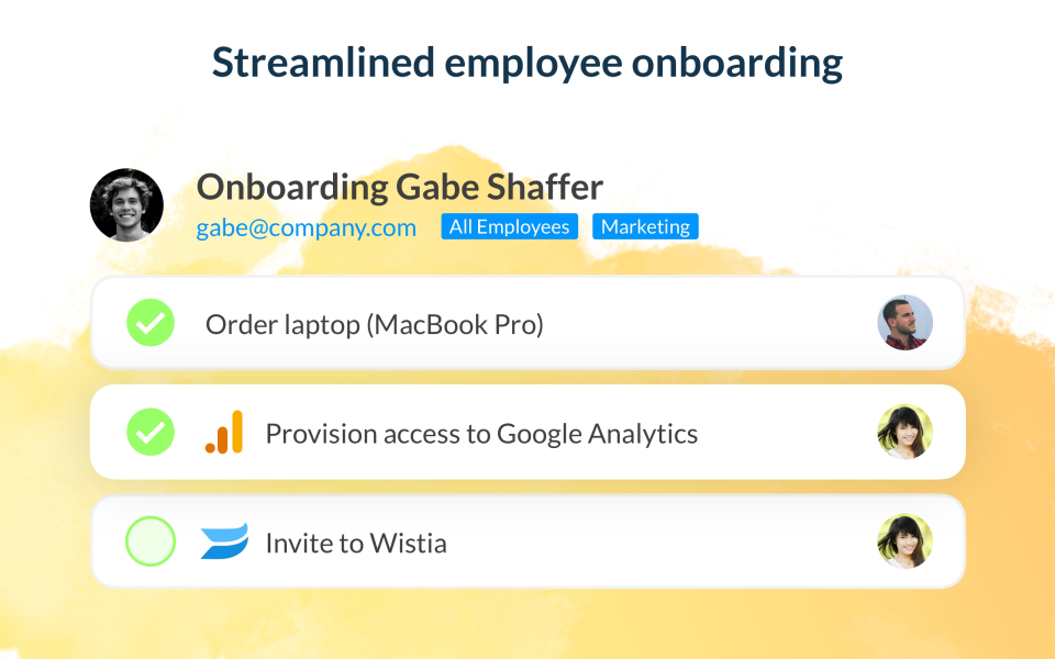 Blissfully workflow automation