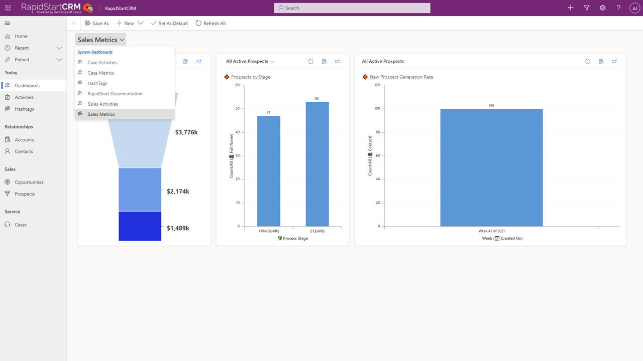 RapidStart CRM Software - 1
