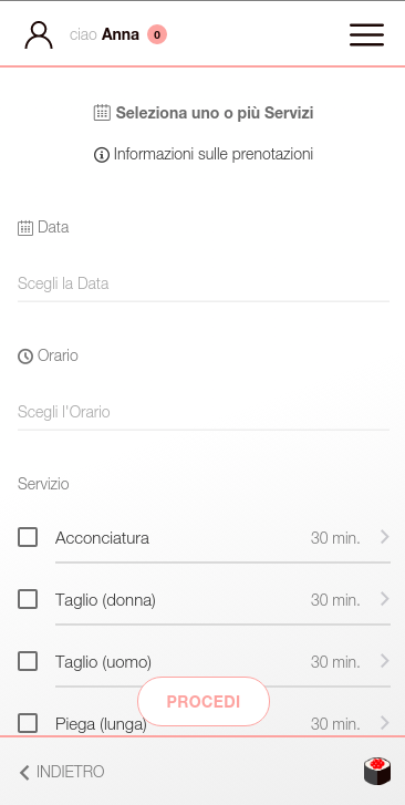 MakiApp screenshot: MakiApp booking details