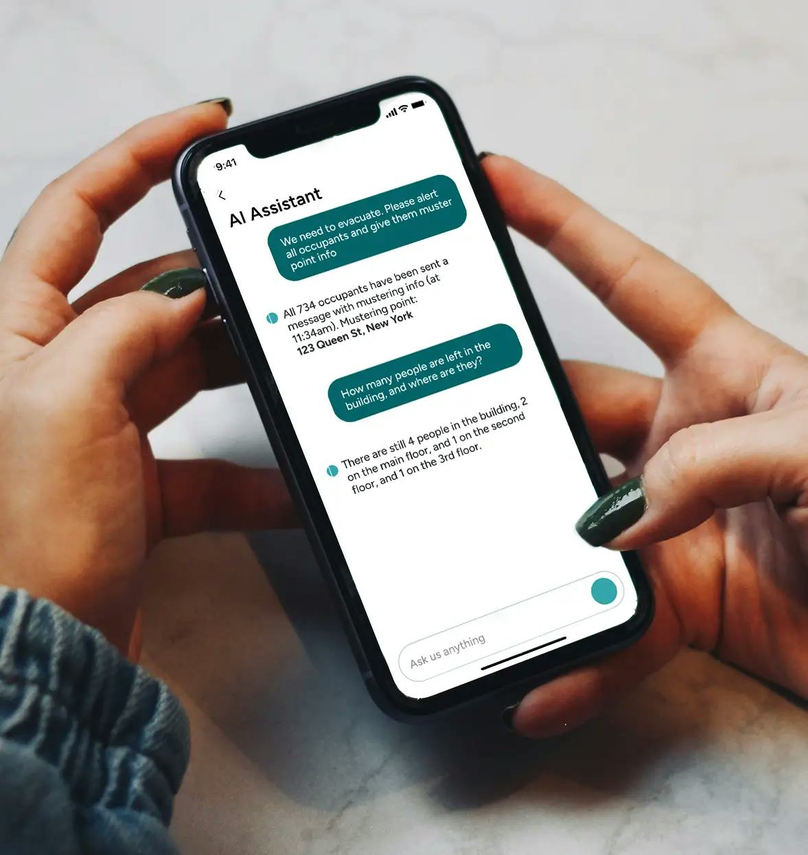 B-Line Software - Digital evacuation and emergency management with guided evacuations, digital mustering, re-entry coordination, post-incident reporting, and AI assistance for real-time monitoring of occupants inside and outside of the facility.