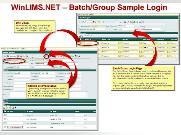 WinLIMS.NET Forms Client Software - 1