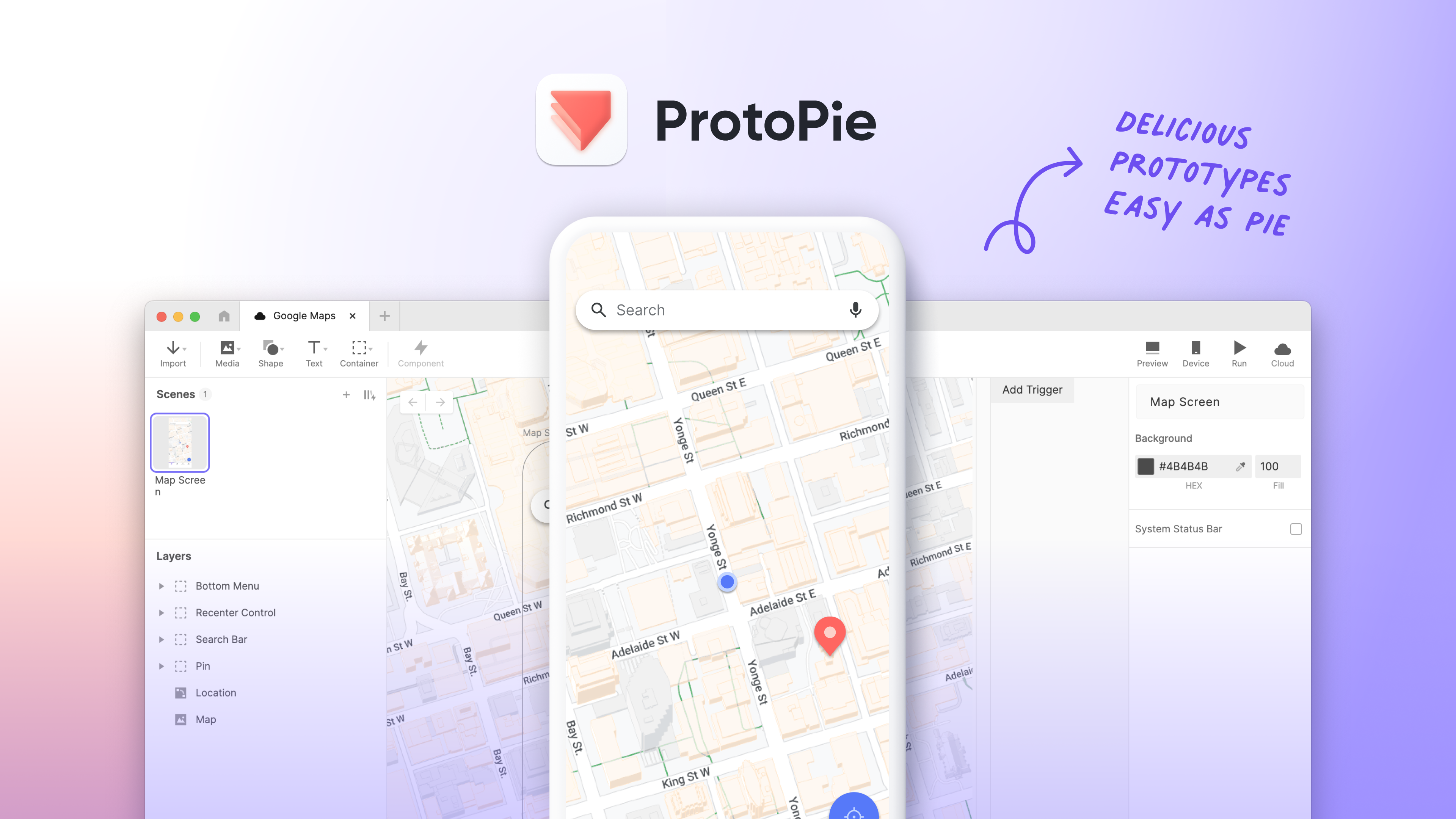 ProtoPie - Prototyping as Easy as Pie