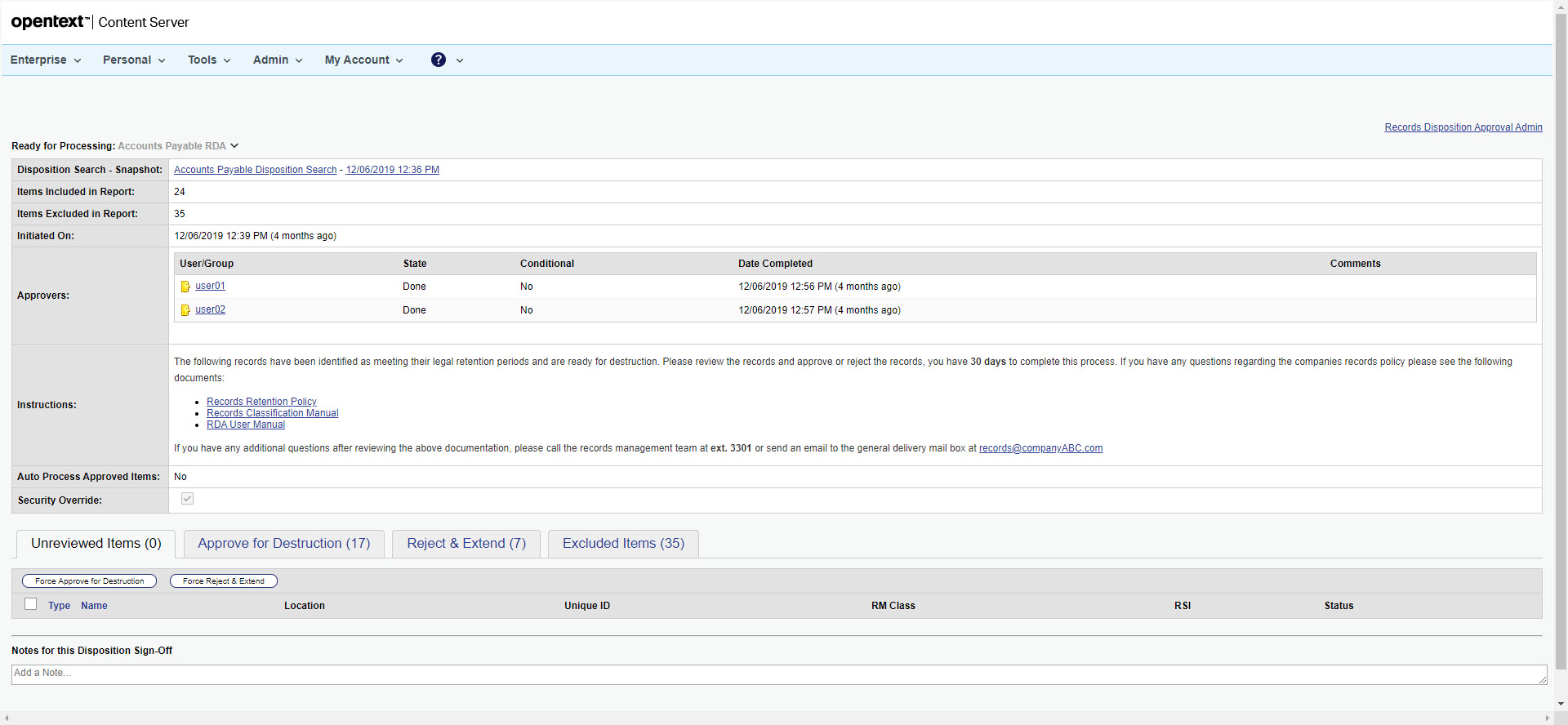 Records Disposition Approval Module For Content Suite b248e088-a415-4b79-99e3-3e105bfe45dd.jpeg