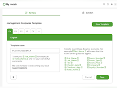 Shiji ReviewPro Guest Experience Platform Software - ReviewPro templates - thumbnail