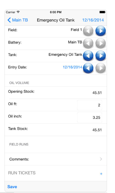 Productioneer Software - Productioneer: field data allocation screenshot