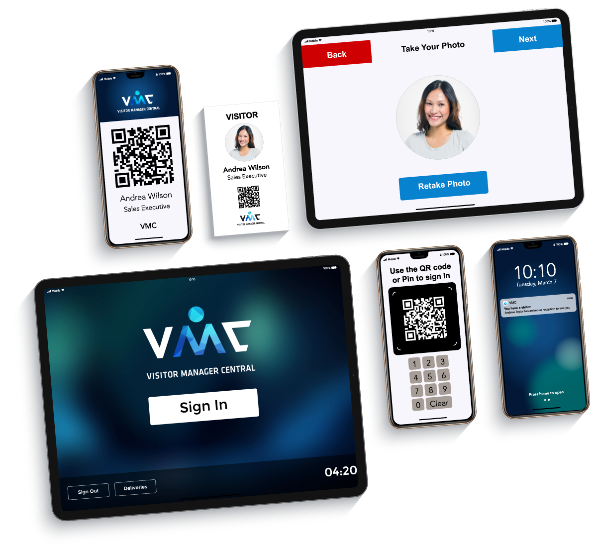 VMC visitor management features