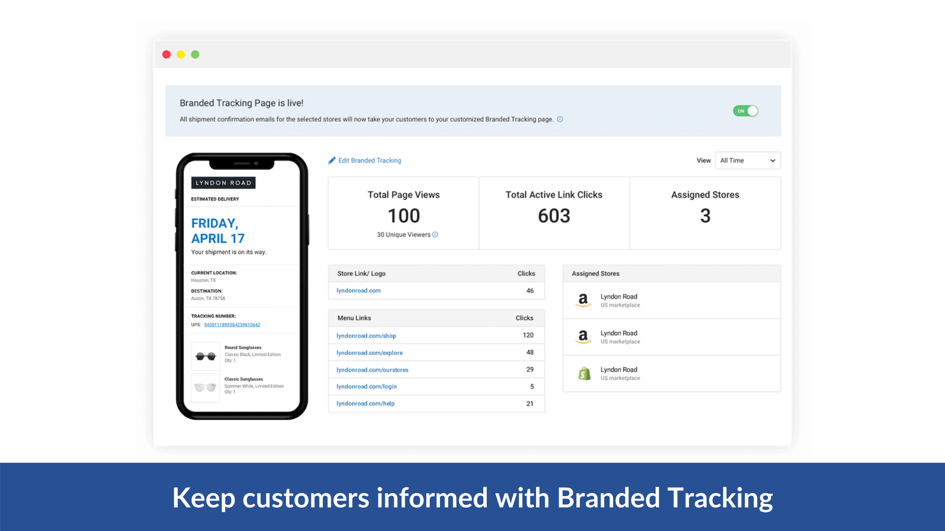 ShippingEasy Software - Brand every step of the shipping process—from order to delivery—and keep your customers informed with Branded Tracking.
