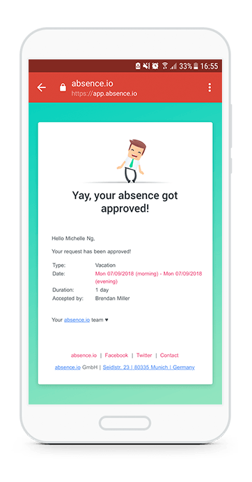 absence.io approval notification