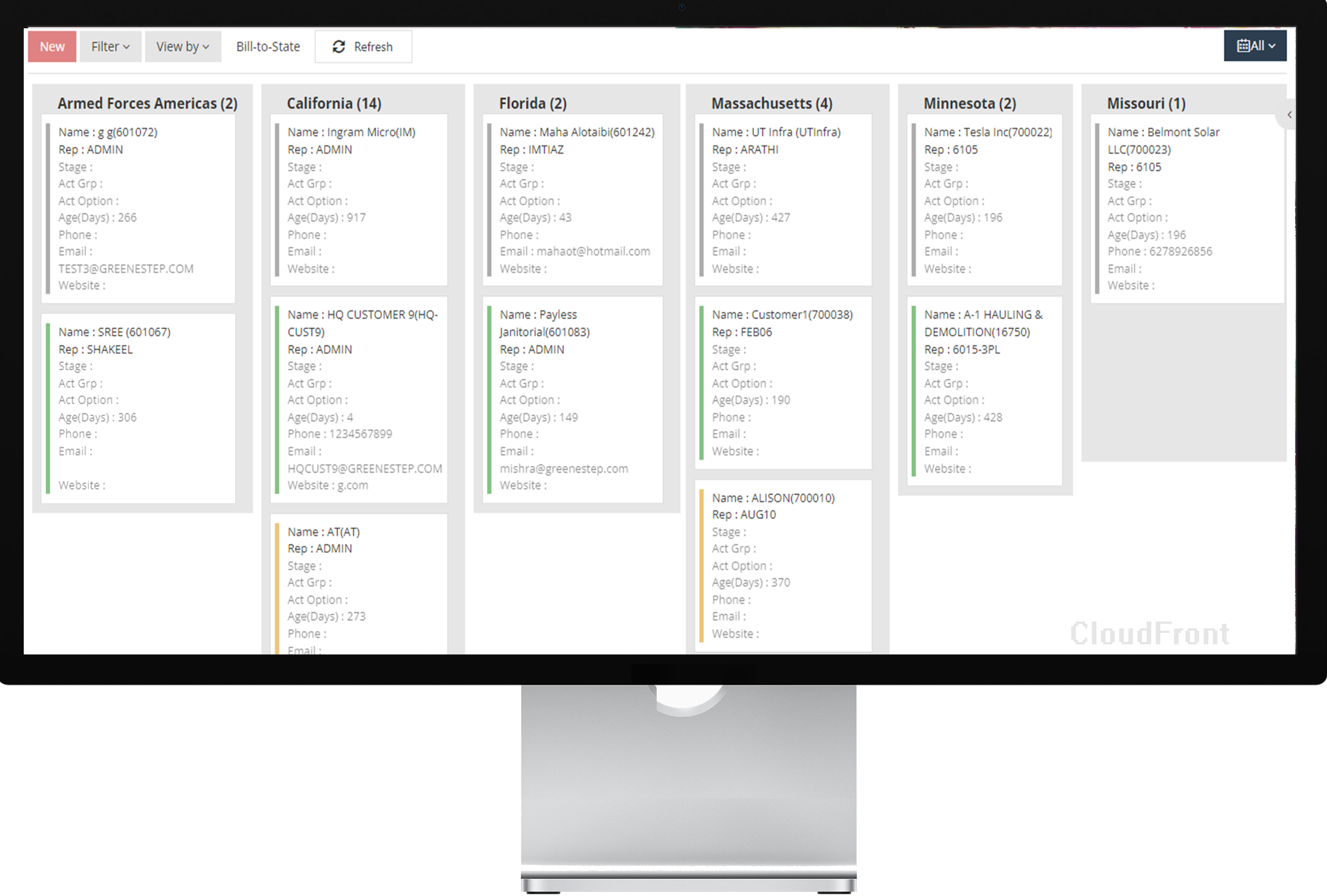 GreeneStep Business Management screenshot