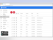 Sakari Software - Sakari user dashboard screenshot