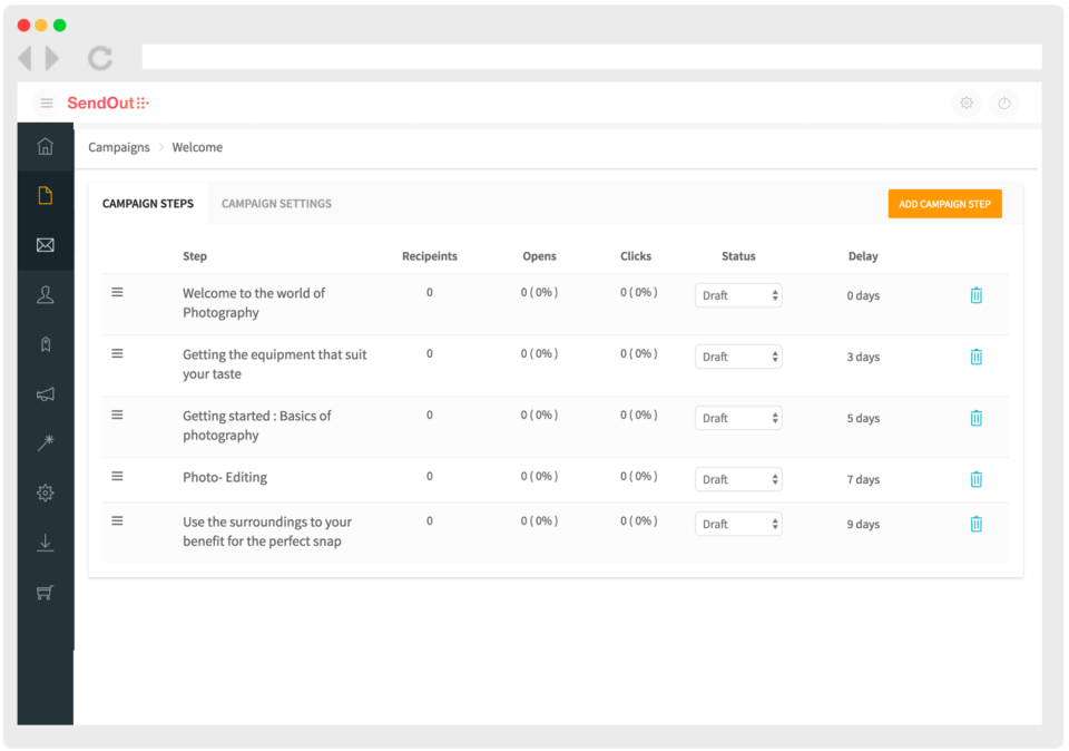 SendOut Software - The tool enables users to create drip email campaigns