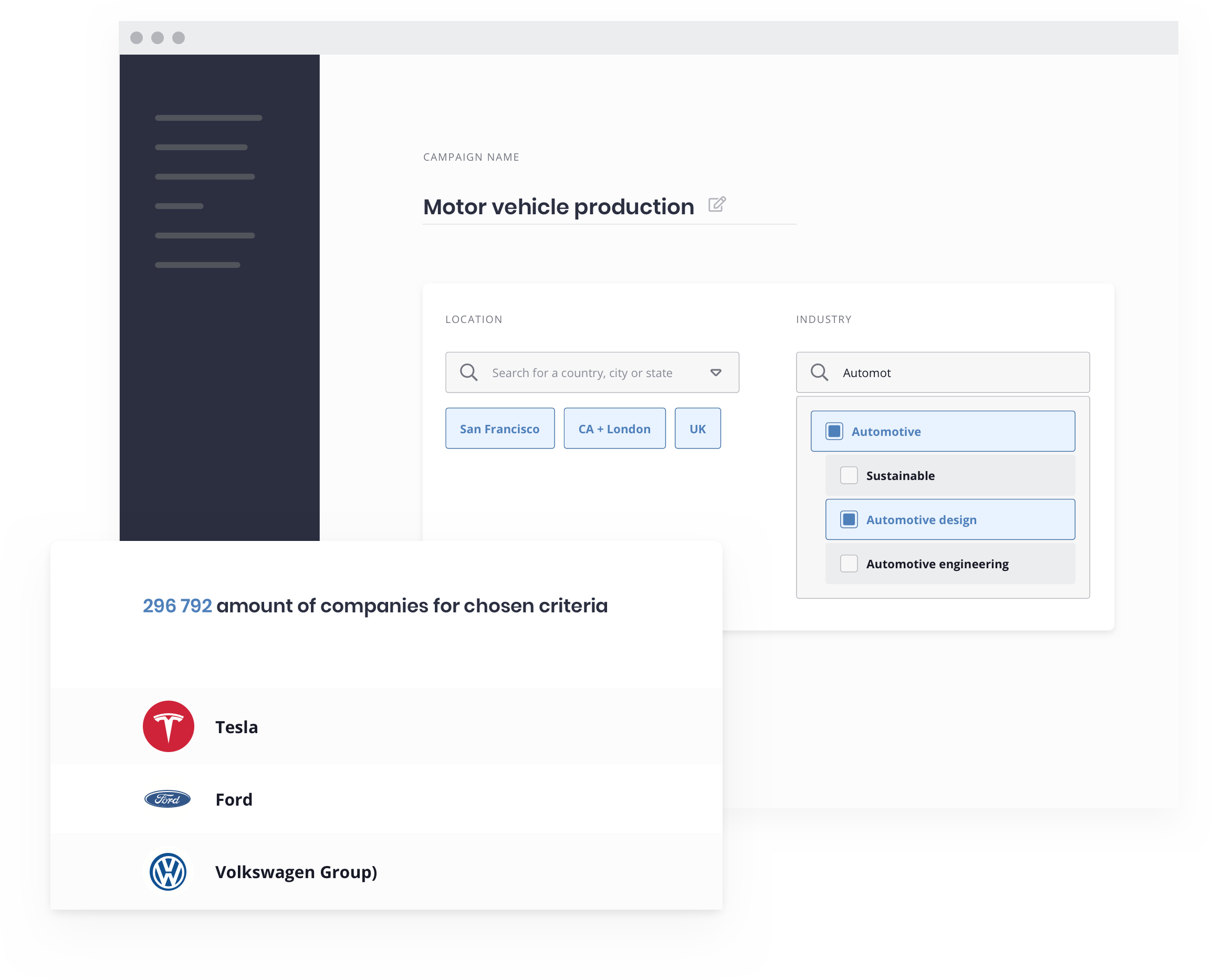 Sales Booster screenshot: Sales Booster personalized campaigns
