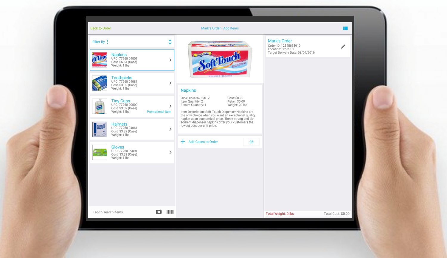 Movista Software - The Item Manager helps ensure product is on the shelves at all times