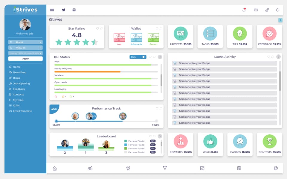 Main Dashboard