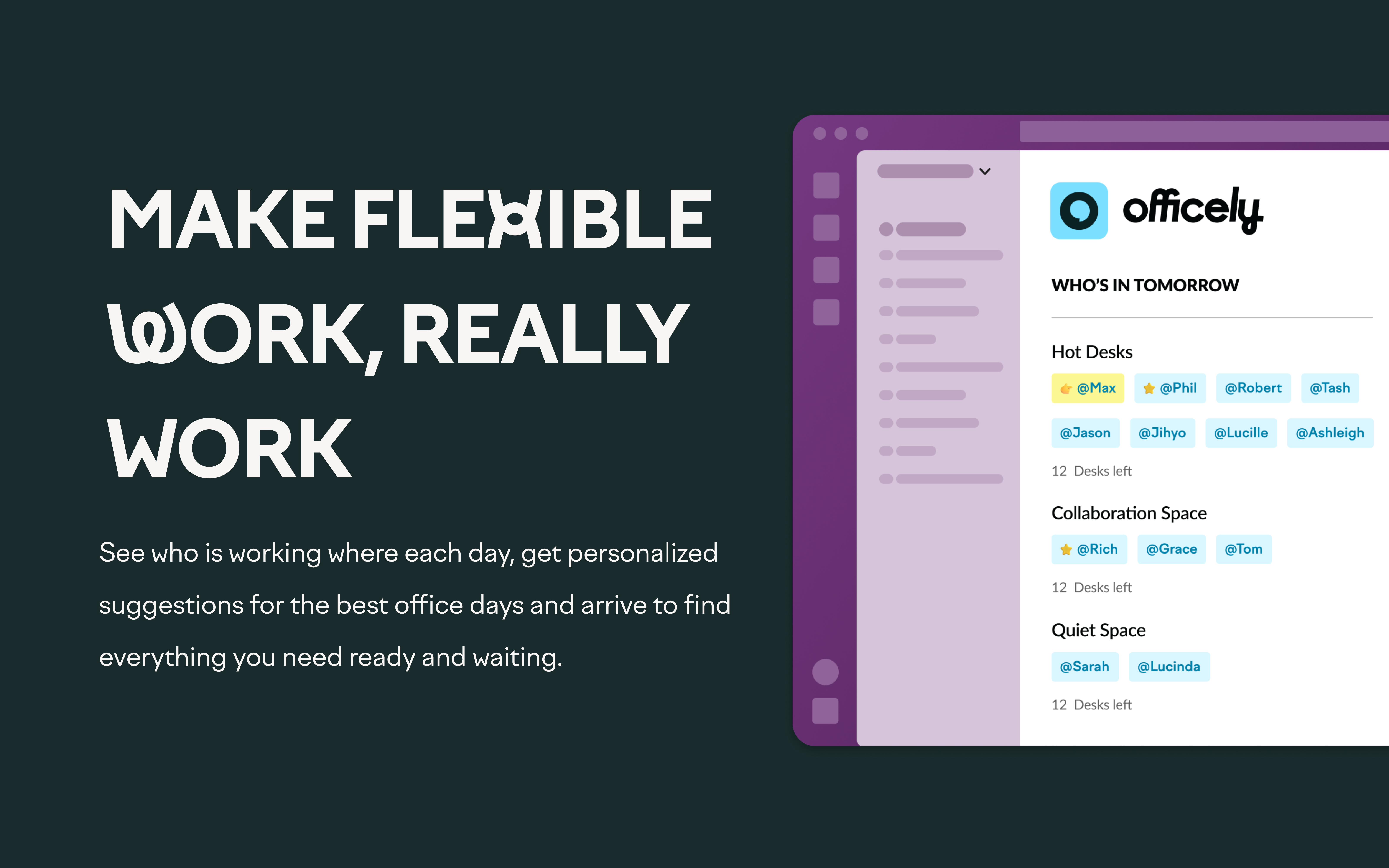 The Flexible Work Enablement App