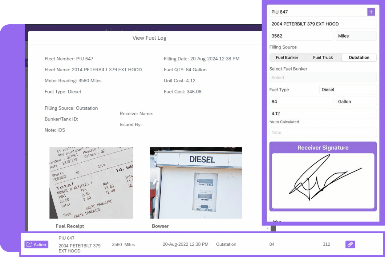 Fleet Rabbit Software - Fuel Management – Track all fuel-related details for every asset, gain valuable insights, reduce fuel theft, and seamlessly integrate with fuel cards.