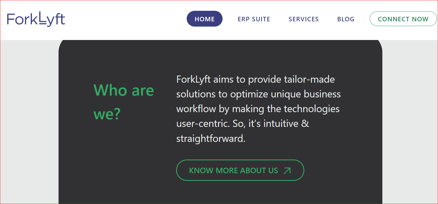 Forklyft ERP screenshot