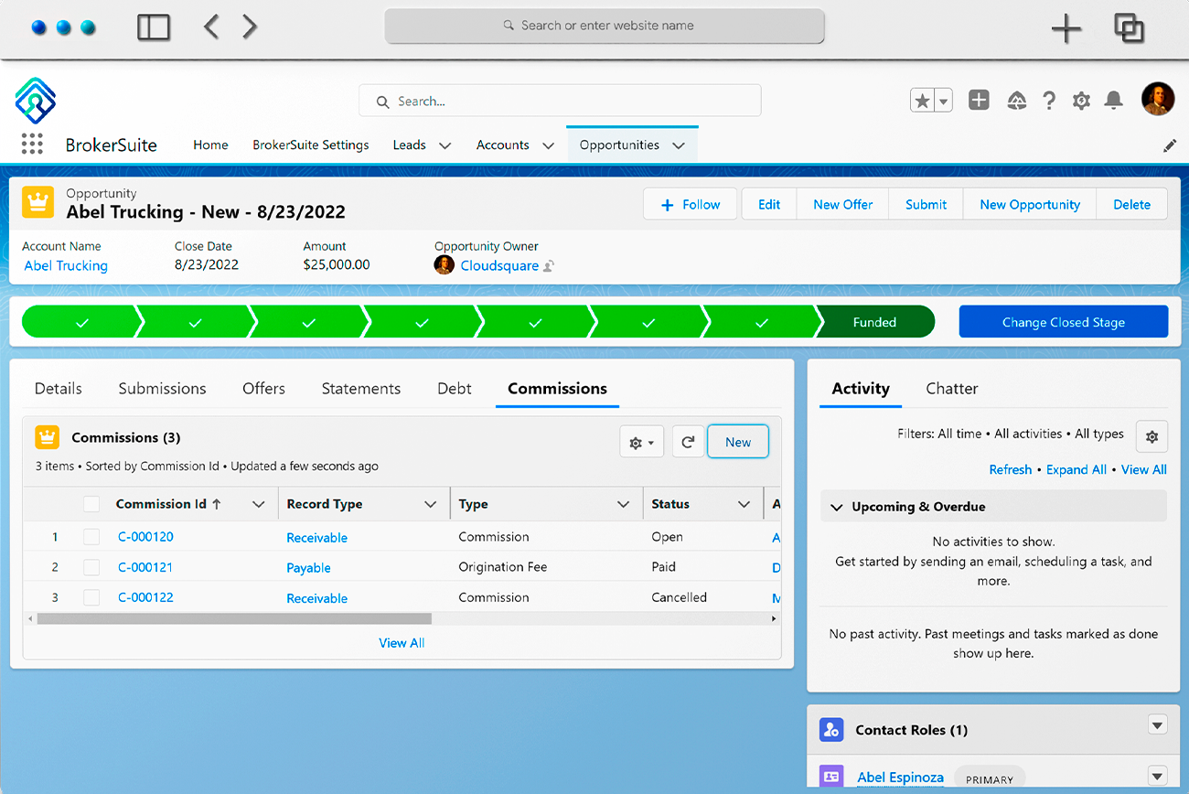 Cloudsquare Broker Software - Commissions module & renewals