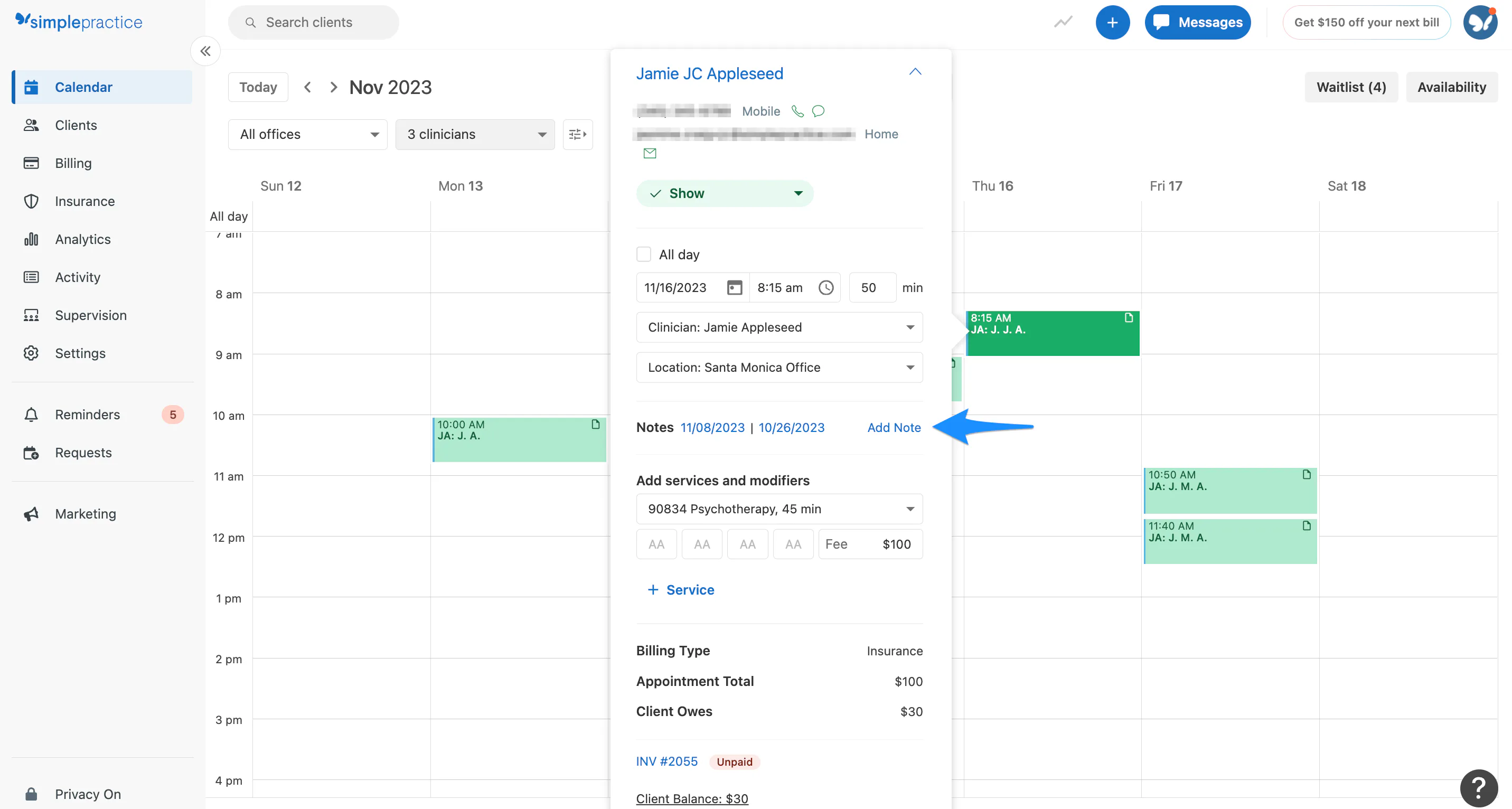 SimplePractice Price, Features, Reviews & Ratings - Capterra India